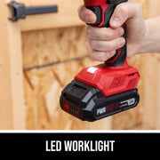 Skil Brushless 20V 1/2-Inch Cordless Drill Driver Kit, 2.0Ah Battery, LED Worklight, 17 Torque Settings, DL6280B-10