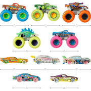 Hot Wheels HCB57 Monster Trucks Glow In The Dark Collection 10 Pack