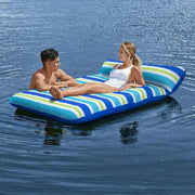Bestway 43900E Ozark Trail Extrava Fabric Float with Removable UV-Protected Cover, Comfortable Headrest, Quick-Release Valves, 6.7 ft x 51 in
