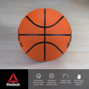 Reebok Delta Outdoor Rubber Basketball, Official Game Size 7, 29.5 in, Brown, BBW024-BRN29