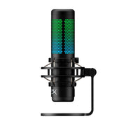 HyperX 4P5P7A6#ABA QuadCast S RGB USB Condenser Microphone with Shock Mount, Black