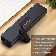 VEAT00L S30 2.1ch Sound Bars for Smart TV with Subwoofer, Black