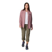 Columbia Leslie Falls Pant II Women's Hiking Pants, Omni-Shield Water Repellent, Stone Green, Size 12 Long, Mid Rise, 208708