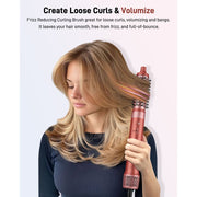 RACCOMB 5-in-1 Hair Styling Tool, High Speed 110000 RPM Motor, Coral Red