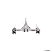 Jazwares Star Wars Micro Galaxy Squadron The Mandalorian N-1 Starfighter vs Pirate Snub Fighter Battle Pack with Detachable Grogu and Articulated Micro Figures SWJ0517