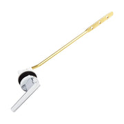 Signature Hardware Edenton Toilet Tank Lever, Brushed Gold, Solid Brass, Fits Front Mount Conventional Tanks, 951180