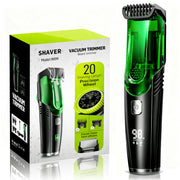 Cshidworld Beard Trimmer for Men, All-in-One Vacuum Mustache Trimmer, 20 Adjustable Length Settings - Waterproof