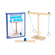 What Do You Meme? Hook & Ring Family Ring Toss Game, Compact Blue Engineered Wood, 2 Player Strategy Game for Ages 8 and Up, HR4095