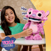 Disney Stitch Ultimate Angel Interactive Plush Toy, 17in, 100+ Sounds and Reactions, Multicolor, 31236