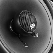 NVX Car Speakers NSP65 6.5 Inch 2-Way Coaxial, 540W Peak Power, 180W RMS, Black with Silk Dome Tweeters and Built-In Crossovers