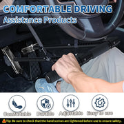 OceanicEcho Hand Controls for Disabled Drivers, Adjustable Length 20.1-27.5 in, All-Black, Portable, Tool-Free Install