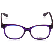 Guess GU9176 Eyeglass Frames - Shiny Violet Frame, 48 mm Lens Diameter