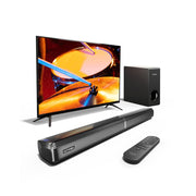 Ultimea Apollo S50 4.1ch Sound Bar for Smart TV with Subwoofer, 2-in-1 Detachable Bluetooth 5.3 Soundbar, Black