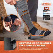 Mobile Warming Mwus22220523 Pro Heated Merino Socks - XL