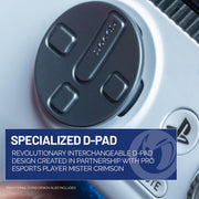 Nacon Revolution 5 Pro Wireless Gaming Controller with Hall Effect Sensors, Swappable D-Pad, Omron Back Paddles, Bluetooth Audio, White