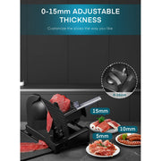 AICOOK 519n Meat Slicer, Kitchen Pro 200W Electric Deli Food Slicer with Two 7.5 Blade for Home Use