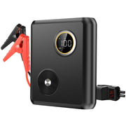 HOMSHADE Car Battery Jump Starter, 6000A Peak Current, PD 60W Fast Charging, 27500mAh Capacity, 12V Portable for Gas and 12L Diesel Engines, LED Display, 1500LM Emergency Light, N8 MAX