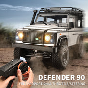 Anmyjuly MN-99S 1/12 Scale Land Rover D90 RC Rock Crawler, 4x4 Off-Road Truck, Upgraded Chassis, 280 Motor, Gray