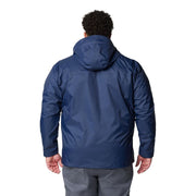 Columbia Men's Watertight II Rain Jacket, Waterproof Nylon Shell, Omni-Shield Technology, Packable, Collegiate Navy, XL, 153389