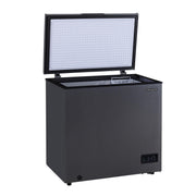 Frigidaire EFRF5013 Chest Freezer, 5.0 Cu. Ft. Capacity, Manual Defrost, External Adjustable Thermostat, Black Granite Finish, Removable Wire Basket