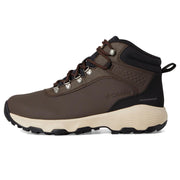 Columbia Newton Wander Leather Women's Hiking Shoes, Waterproof Cordovan/Black, Medium Width, Size 8.5