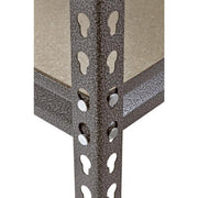 Muscle Rack 5-Shelf Steel Shelving, Silver-Vein, 18