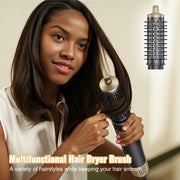 NEXPURE 5 in 1 Hair Styler with 110,000 RPM High-Speed Negative Ionic Hair Dryer, Black