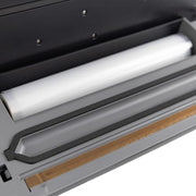 Nesco Deluxe Vacuum Sealer, 11.8-Inch Extra-Wide Seal, Dry and Moist Modes, Built-In Bag Cutter and Roll Storage, Silver, VS-101S