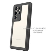 Body Glove 100007926 Tidal Waterproof Phone Case for Samsung Galaxy S23 Ultra 5G, Black/Clear