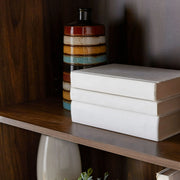 Mainstays MS5336278612047 5-Shelf Bookcase with Adjustable Shelves, Canyon Walnut