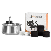 Kittyspout Wireless Fountain (Spout) 4 Month: Wireless Kittyspout + 8 Filter Sets