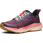 KEEN 1030369 Leiki Speed Hiking Shoes for Ladies - Plum Perfect/Floral - 10M