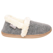 Minnetonka Moccasin Dina Slippers for Ladies - Grey - L(8-9)