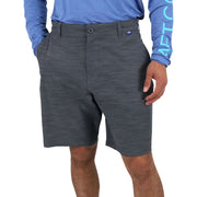 AFTCO 365 Hybrid Chino Shorts for Men - Charcoal - 36