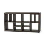 Better Homes & Gardens BH5336278612066 8-Cube Organizer with 4 H-Shelf Inserts, Tobacco Oak