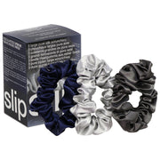 Slip Pure Silk Large Scrunchies - Midnight