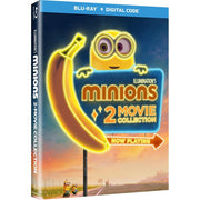 SDS Minions 2-Movie Collection Blu-ray, Family Animation Comedy, PG Rated, 2 Discs