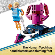 LEGO Marvel Fantastic Four vs Galactus Construction Figure, 427 Pieces, 4 Minifigures, Fully Jointed Galactus, Ages 9+