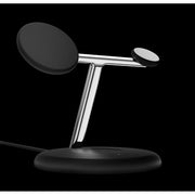 Belkin WlZ023 MagSafe Charger Compatible 3-in-1 Wireless Charging Stand 15W - Qi2-Certified Wireless Charger