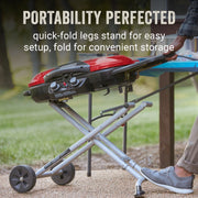 Coleman RoadTrip x-Cursion 2 Burner Propane Gas Portable Grill, Red