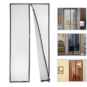 Yeahmart Wiipahome Magnetic Screen Door, Hands-Free Entry, Black Polyester Mesh, Fits 35in x 82in