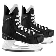 Future Stars FSHKSK8-Y10 VIBE XC2 Youth Ice Hockey Skates, Reinforced Boot, Stainless Steel Blades, Black, Size Youth 10