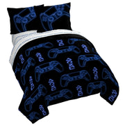 Jay Franco Licensed Kids Bed-in-a-Bag 7-Piece Full Size Bedding Sets - PlayStation