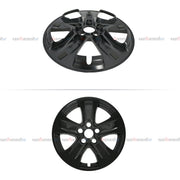 WheelX 17 Inch Car Wheel Cover Hubcaps, Glossy Black, Durable ABS Plastic and Metal, Set of 4, Compatible with 2019-2025 Toyota RAV4 LE XLE Hybrid
