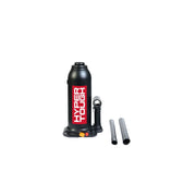 Hyper Tough T91213HW 12 Ton Bottle Jack w/Adjustable Screw Top, Stainless Steel, Black