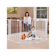Regalo 1350 192-Inch Super Wide Configurable Baby Gate & 8-Panel Play Yard/White