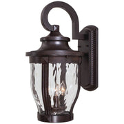 Minka Lavery 8763-166 Die-Cast Aluminum Three Light Wall Mount With Glass, Corona Bronze