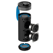 JLab SBGOBLK82 Go Party Bluetooth Speaker, 10W, RGB Lighting, IPX6 Water-Resistant, Portable, Black