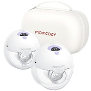 Momcozy M5 Hands Free Wearable Breast Pump with 3 Modes, Purple 2 Count