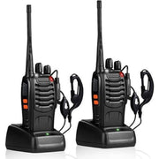 Kidsol 2 Pack Walkie Talkies for Adults 6 Miles Handheld Walkie Talkies with 1500 MAh Battery